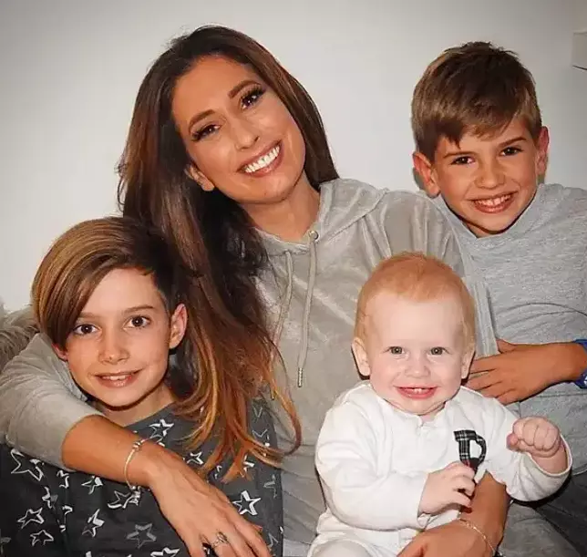 Stacey is proud mum to three children and is considering her surname options (