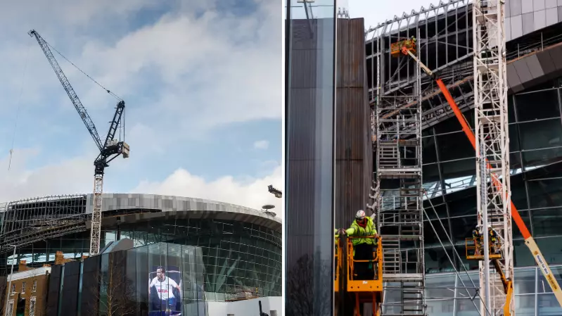 Spurs Fan Shows How Much More Work Is Needed On Stadium