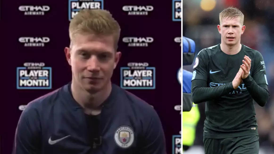 Kevin De Bruyne Reveals The Nickname His Manchester City Teammates Call Him