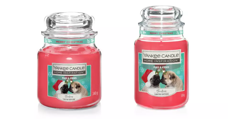 The Pugs & Kisses Yankee Candle is new and exclusive to ASDA for Autumn-Winter 2020 (