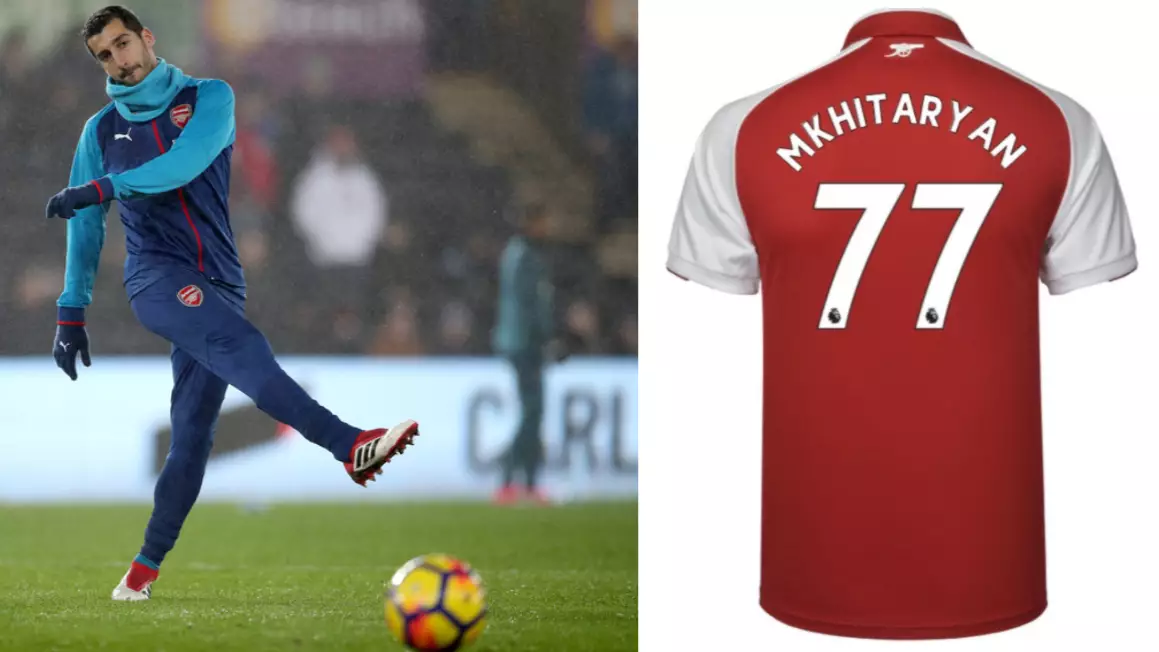 Why Henrikh Mkhitaryan Has Been Given The Number 77 Shirt For Europa League Competition 