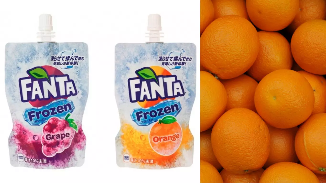 Coca Cola Unveils Fanta Frozen Orange And Grape Slushies 