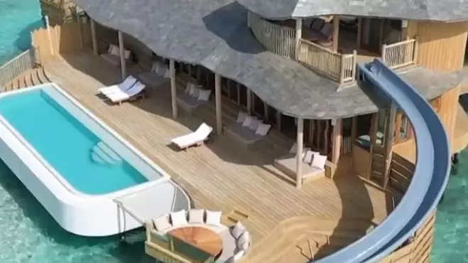 World's Largest Over-Water Villas With Private Slides Into Sea Have Now Opened