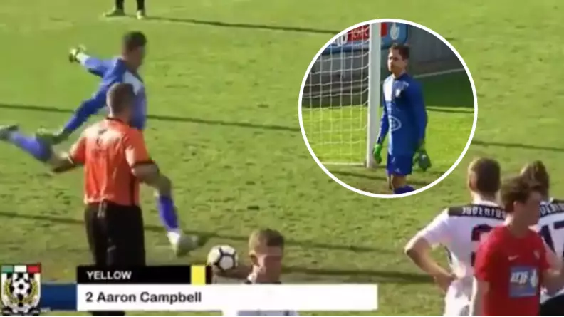 Goalkeeper Goes Viral For The Most Incredible Piece Of Football Sh*thousery
