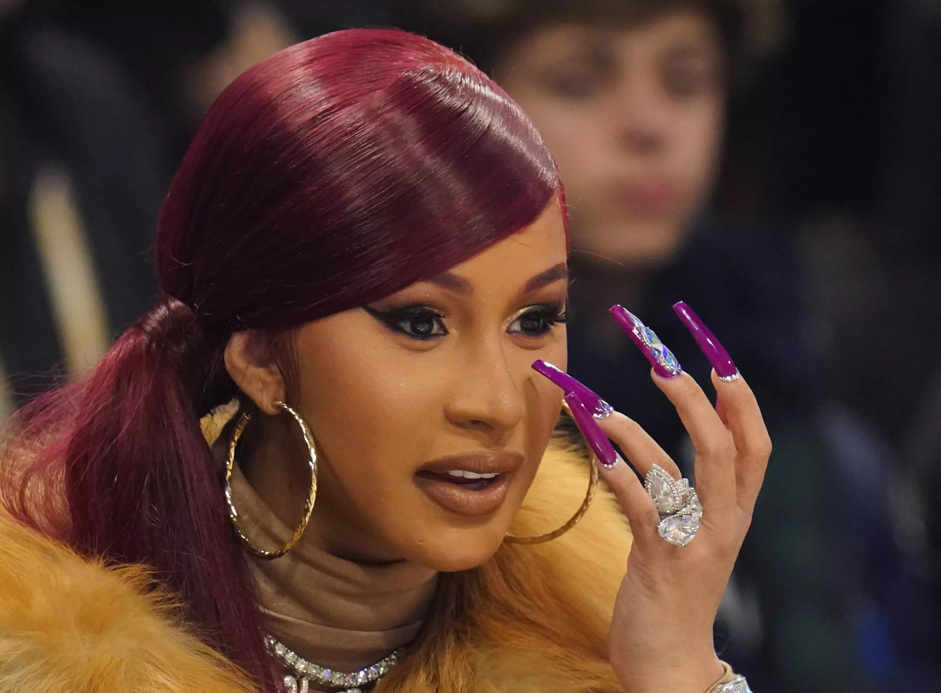 Cardi B has posted a video of her mock crying over not being able to go to a restaurant due to coronavirus lockdown.