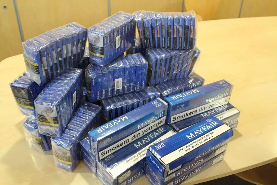 Durham Council has released pictures of some fake cigs.