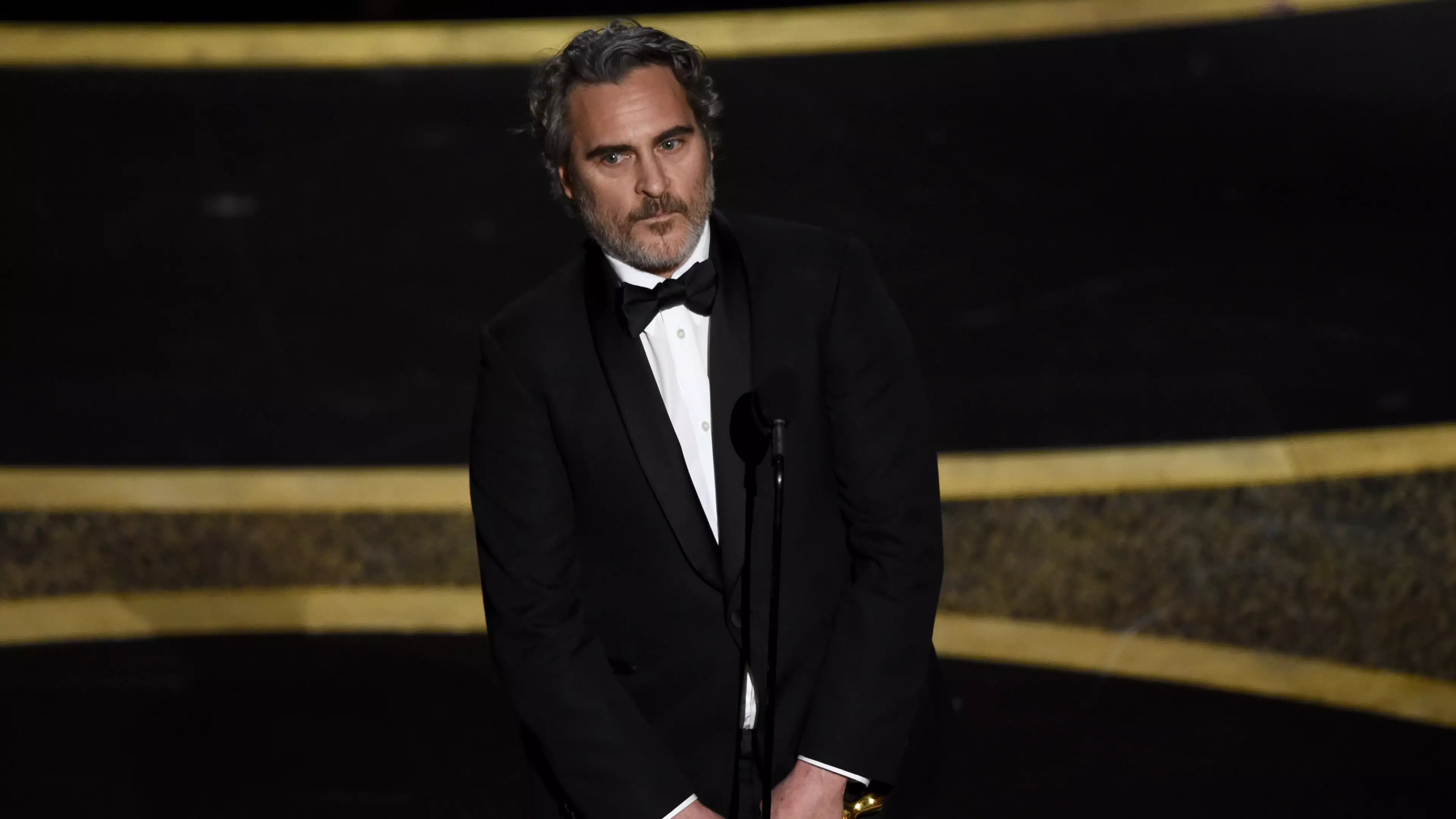 Joaquin Phoenix Pays Tribute To Late Brother River During Oscar Acceptance Speech
