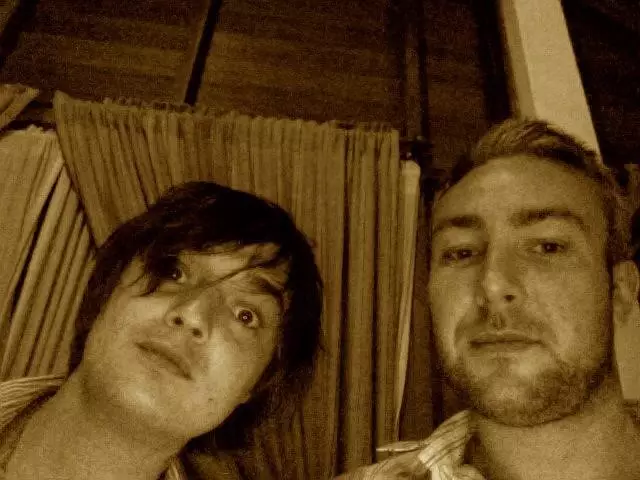 Adam with Pete Doherty.