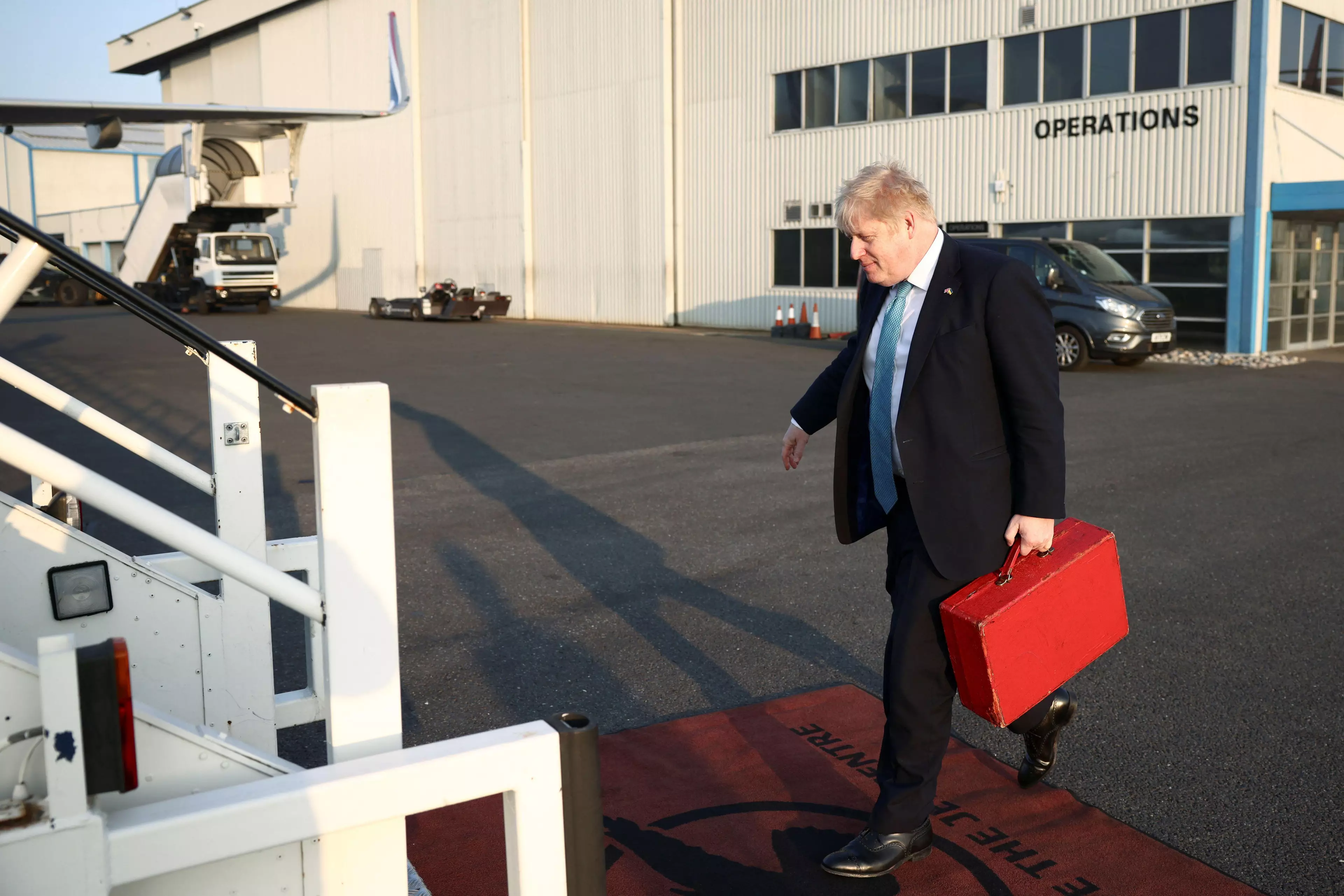 Johnson has travelled to Brussels for a NATO summit.