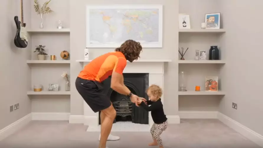 Fans In Stitches As Joe Wicks' Adorable Daughter Interrupts His PE Class 