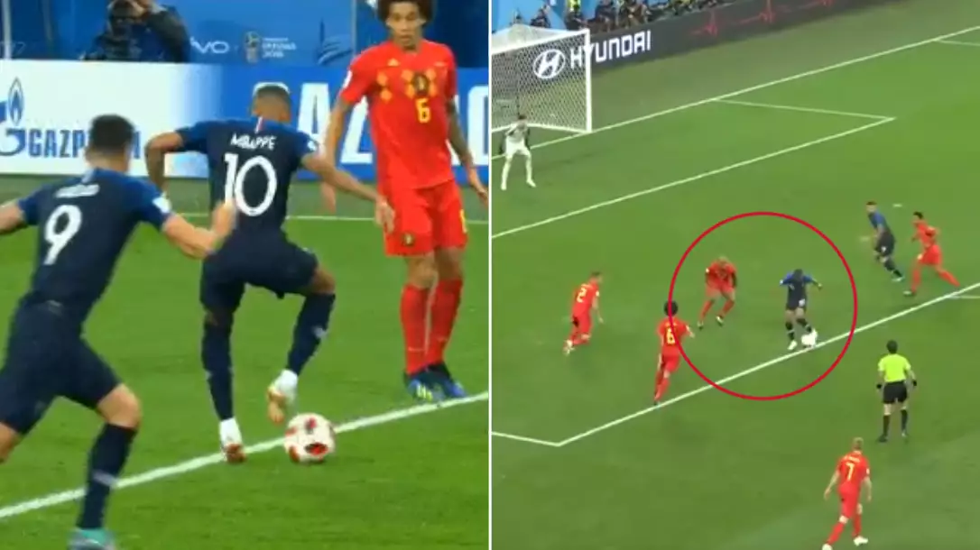 Can We Please Talk About Kylian Mbappe's 'Genius' Pass/Turn Against Belgium 