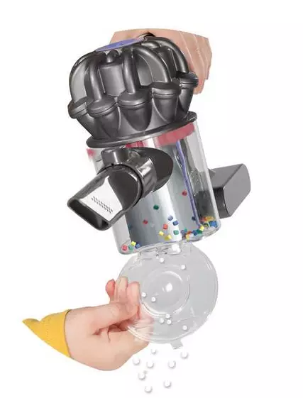 The Casdon Dyson Toy Cordless Vacuum makes chores fun.