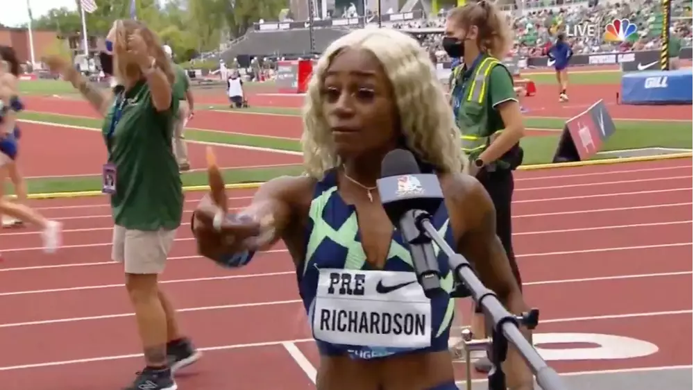 'Talk All The S**t You Want': ​Sha'Carri Richardson's Bizarre Interview After Finishing Last In Track Return