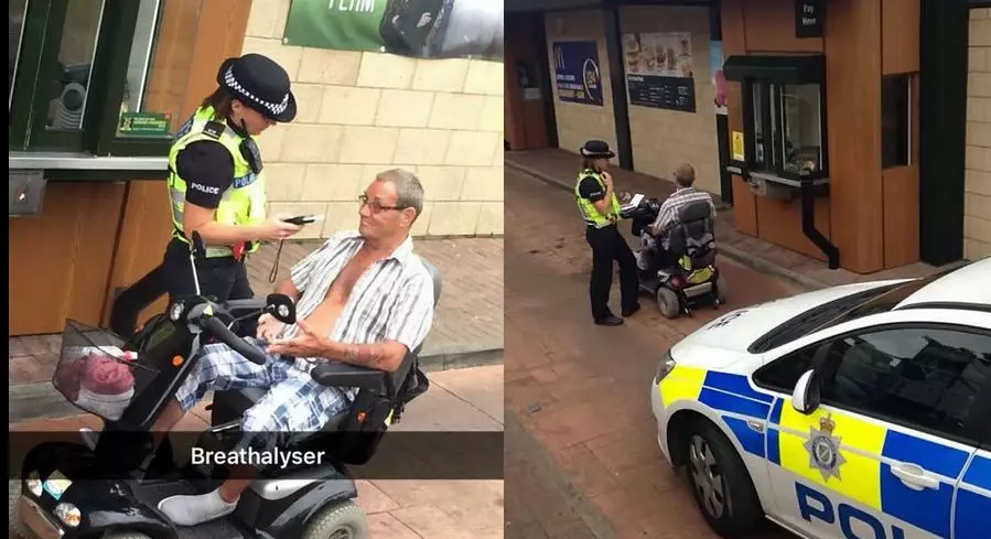 Mobility Scooter Driving Pensioner Denied Maccies Then Arrested By Cops For Being Pissed 