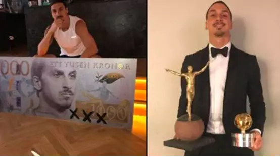 Zlatan Ibrahimovic Has Been Immortalised On Swedish Money 