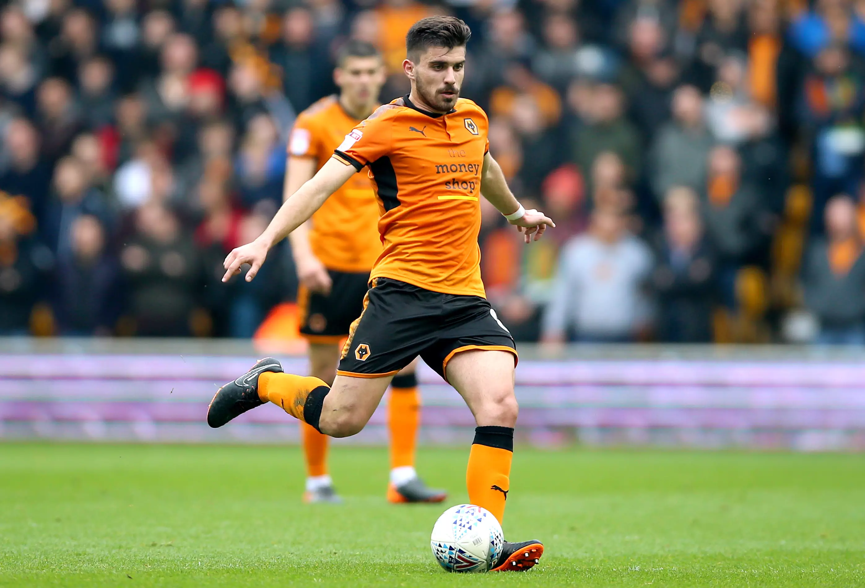 Neves in action for Wolves. Image: PA
