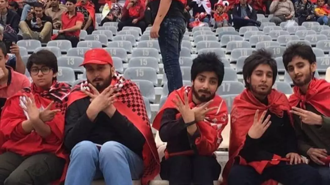 ​These People Snuck Into Football Stadium Where Women Are Banned Dressed As Men