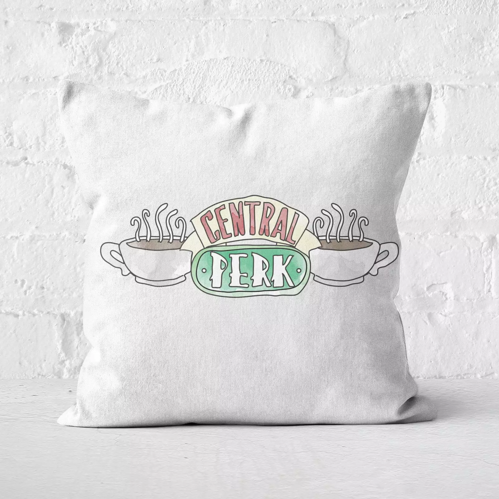 We love the 'Central Perk' square cushion (