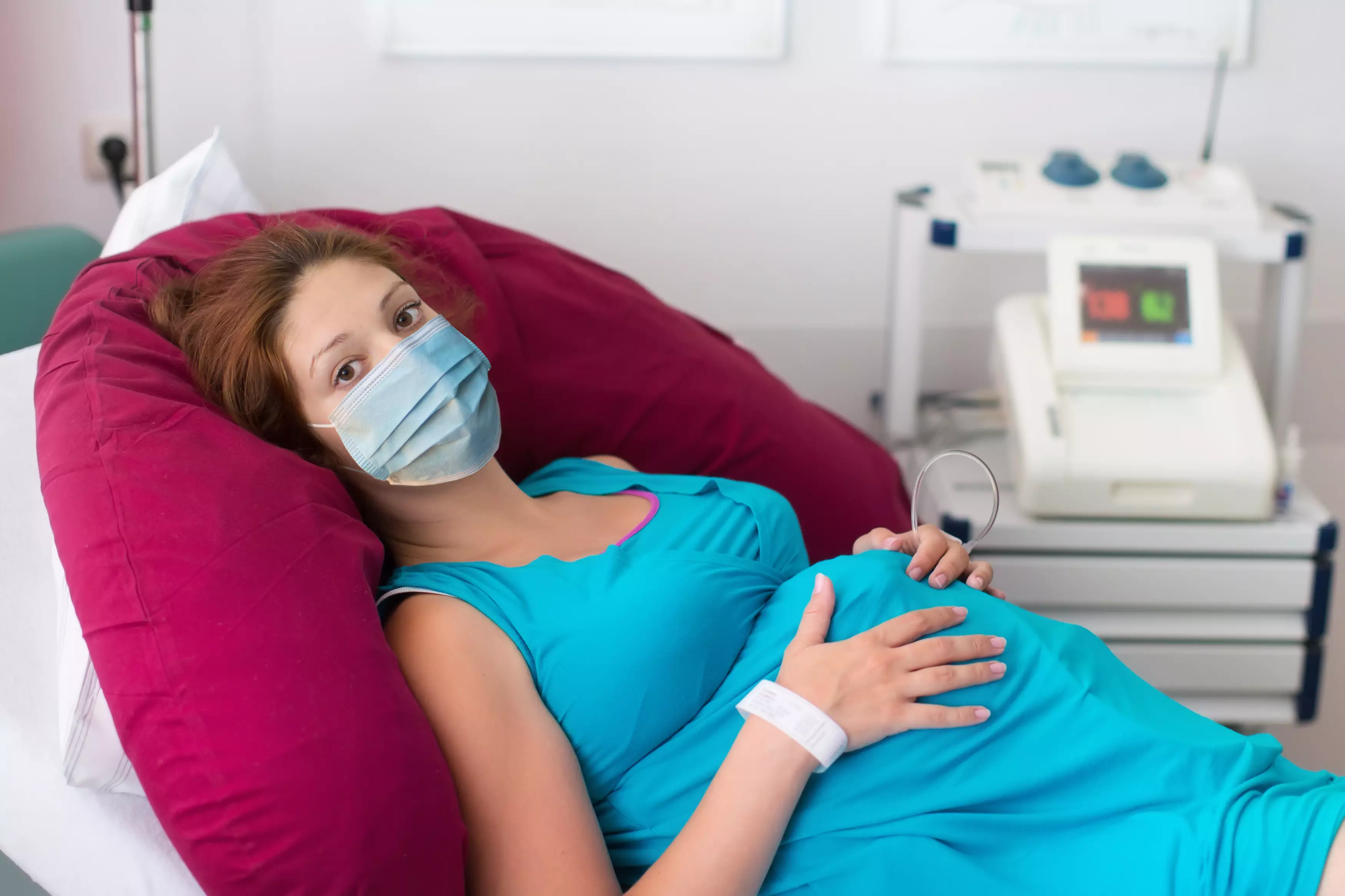 Women are being told they can't even take their masks off in labour (