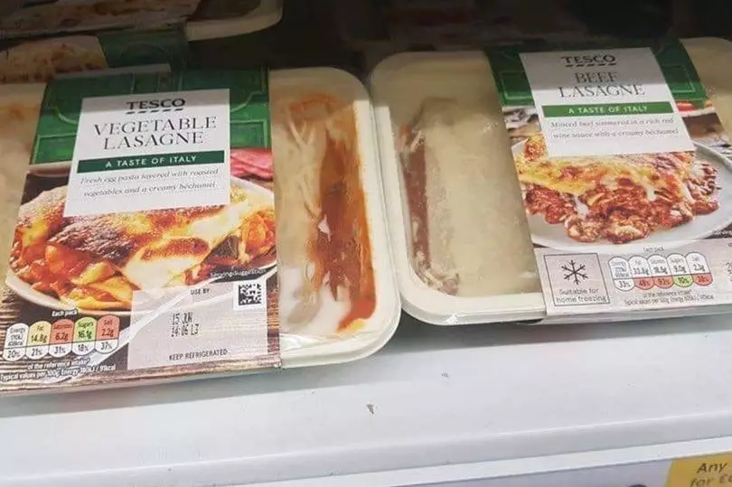 Neither lasagne looks great, to be fair.