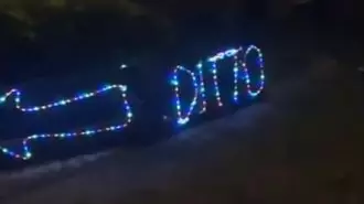 Homeowner Has The Perfect Response To Neighbours' Impressive Festive Display