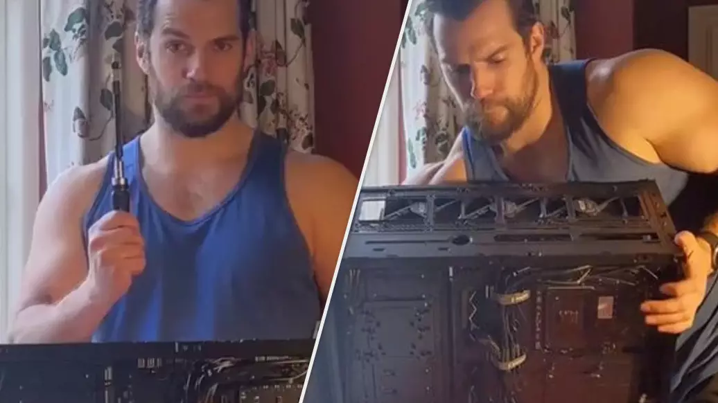 Henry Cavill Seductively Built A Gaming PC, And The Internet Lost Its Mind 