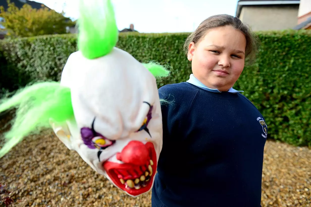 Ten-Year-Old Girl Excluded From School For Wearing 'Killer Clown' Mask