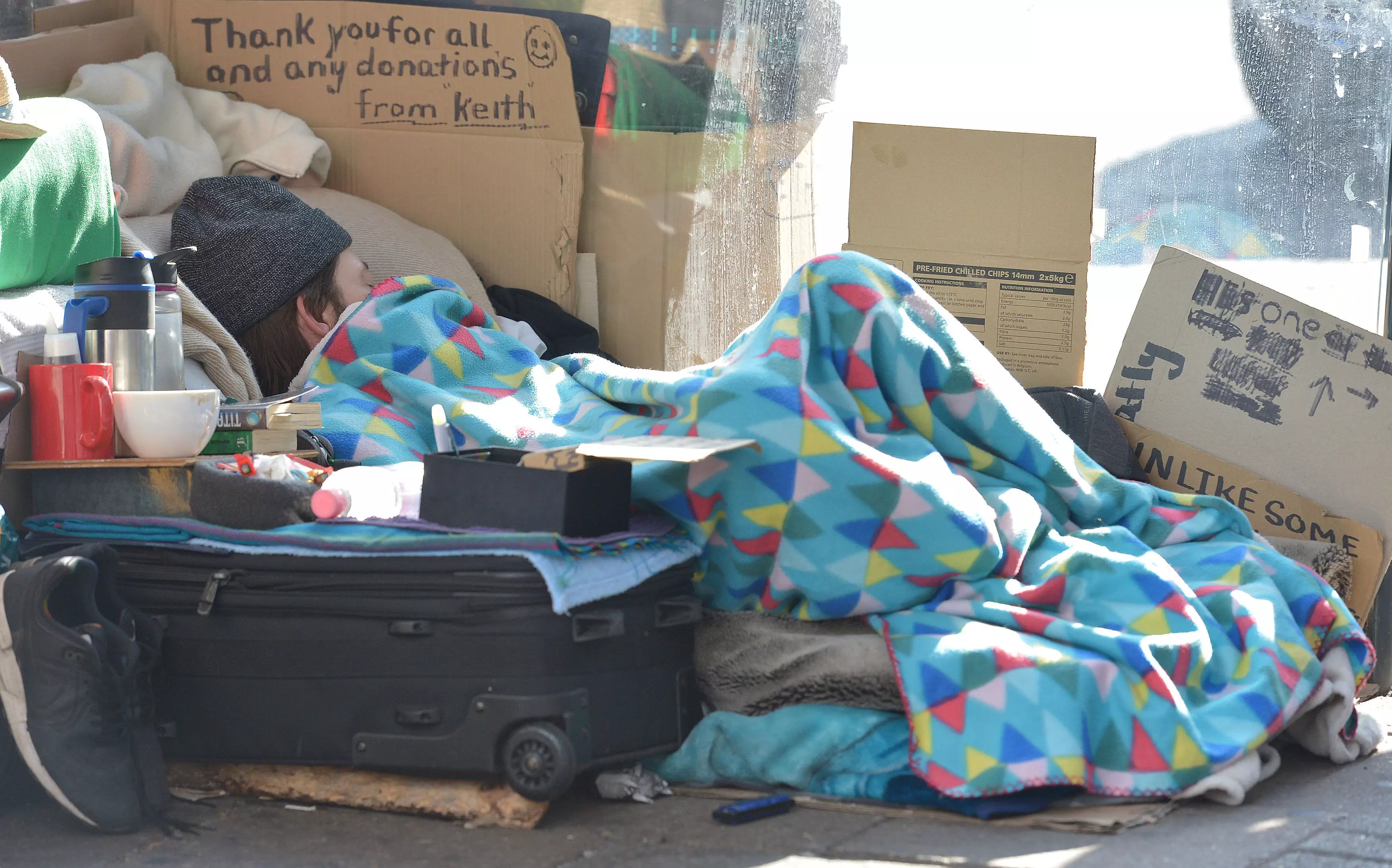 One in 200 people in England is homeless.