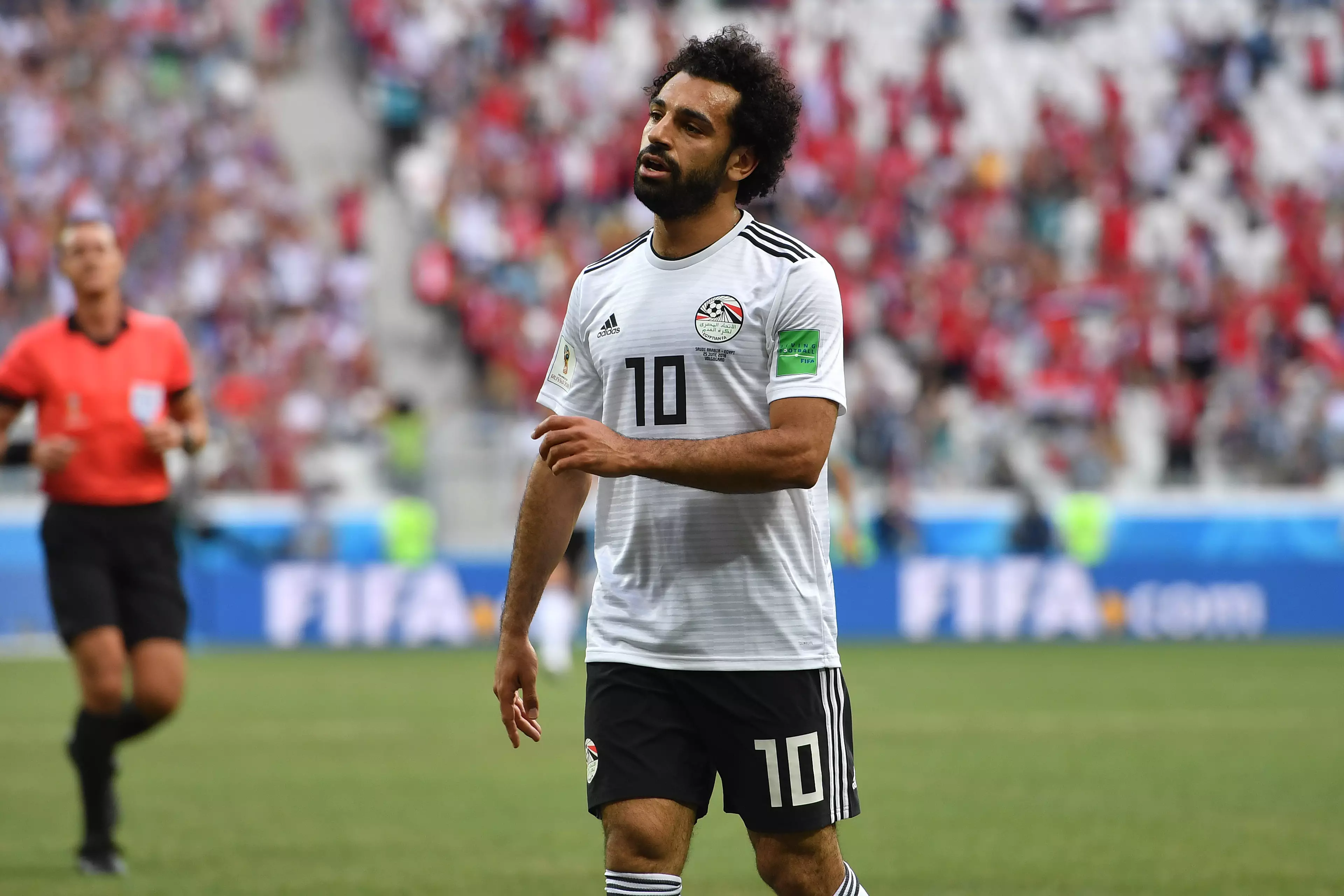 Salah wasn't fit enough at the World Cup to really help Egypt. Image: PA Images