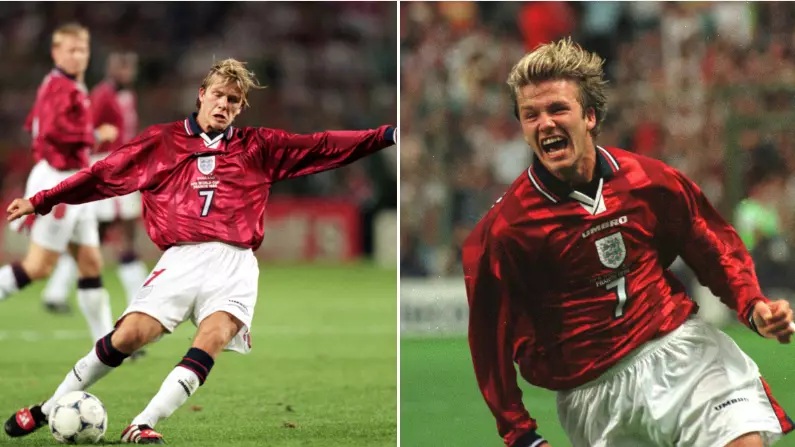 Last Time England Met Colombia At The World Cup David Beckham Lashed Home A Free Kick