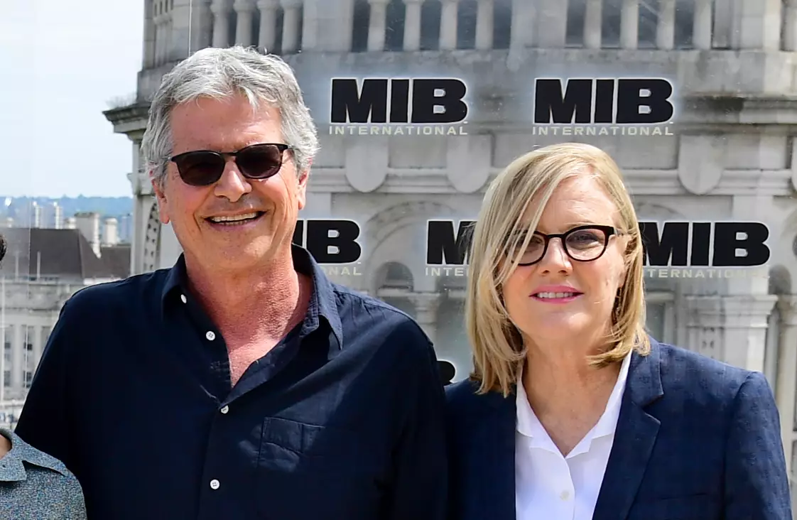 Producers Walter F. Parkes and Laurie MacDonald during the Men in Black: International photocall.
