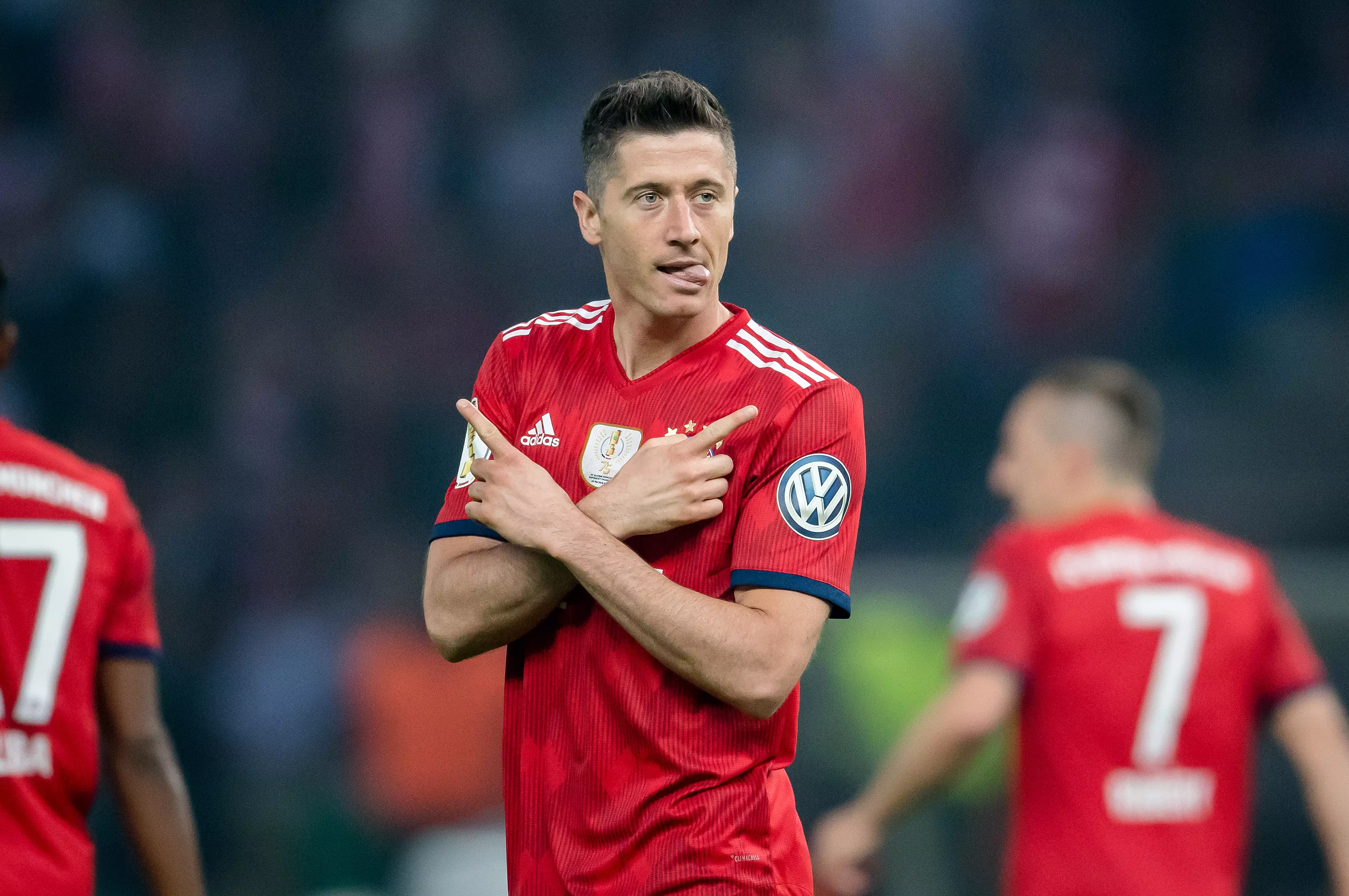 Lewandowski is currently the best in the world. Image: PA Images