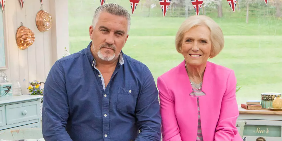 Mary Beryy didn't move over with Paul Hollywood. (Credit:BBC)
