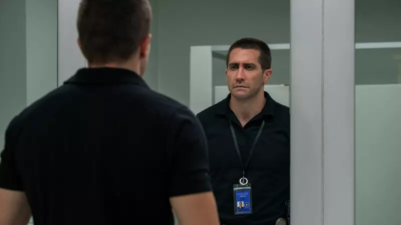 Gyllenhaal stars as 911 dispatcher Joe Baylor in The Guilty.