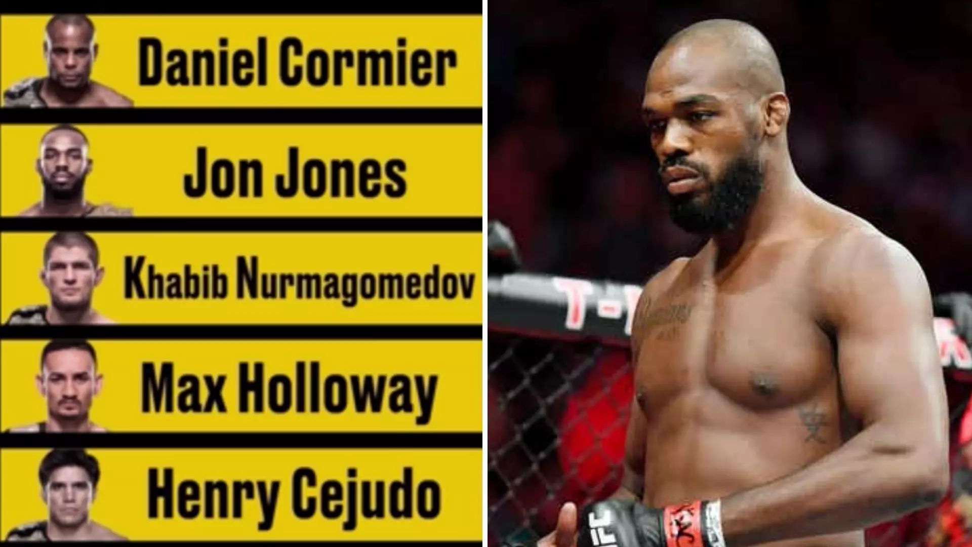 Fan’s Video Shows How UFC’s Pound-For-Pound Rankings Drastically Changed From 2013 To 2019