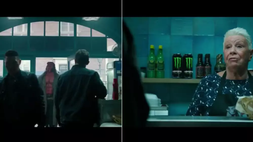 EastEnders' Big Mo Has A Machine Gun Is In The New Hellboy Trailer