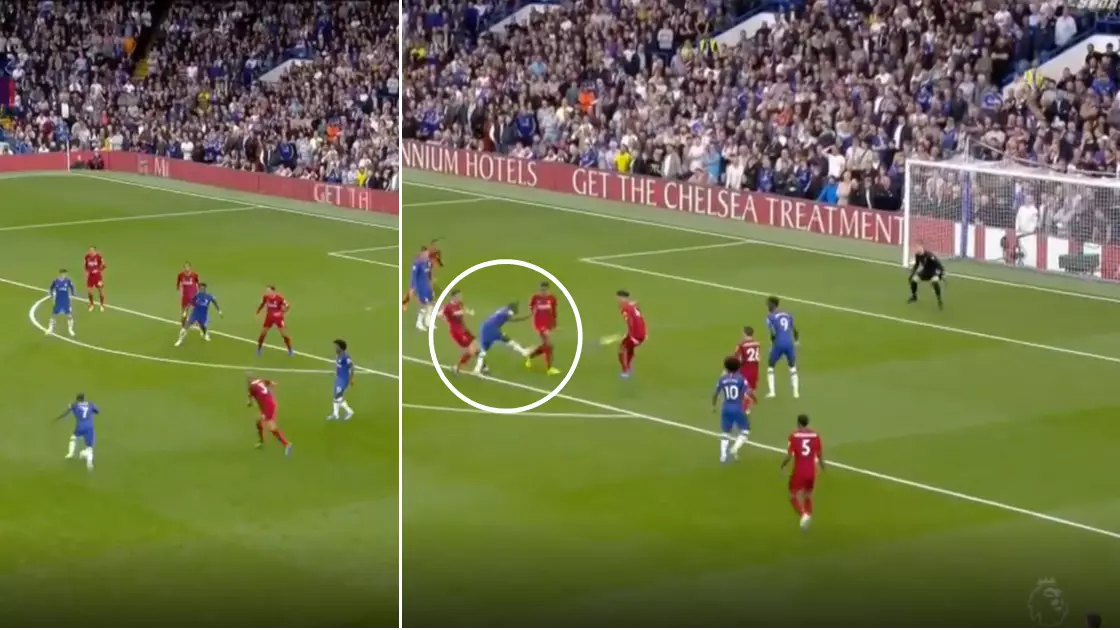 N'Golo Kante Curls Unstoppable Strike Into The Top Corner Against Liverpool 