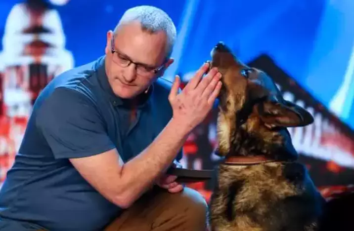 Finn and PC Wardell on Britain's Got Talent.