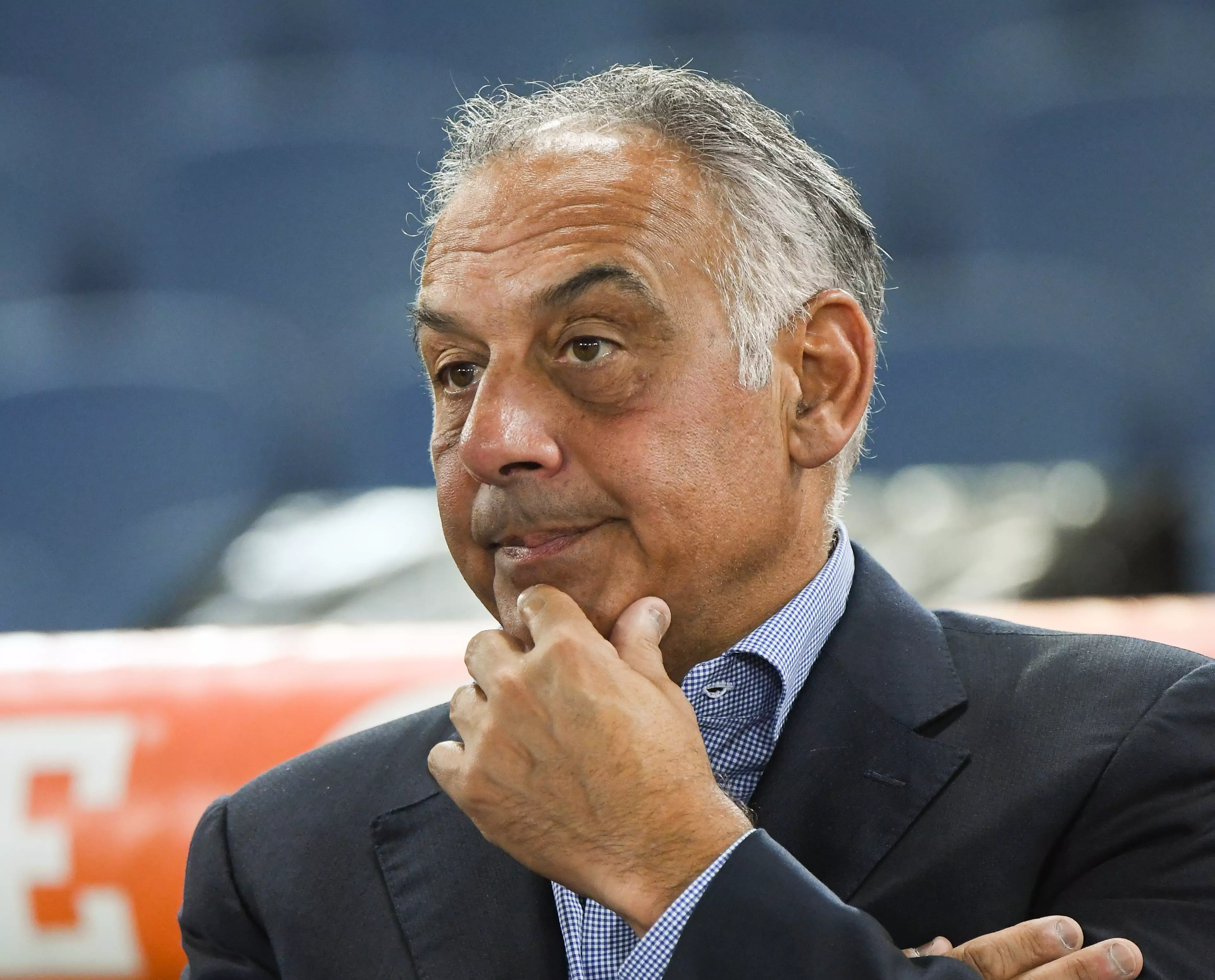 Pallotta is clearly very unhappy. Image: PA Images