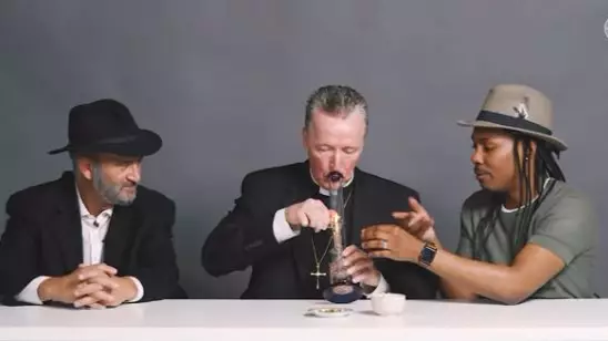 A Rabbi, Priest And Atheist Smoke Weed And Talk About Life Questions They Presumably Already Have The Answer To