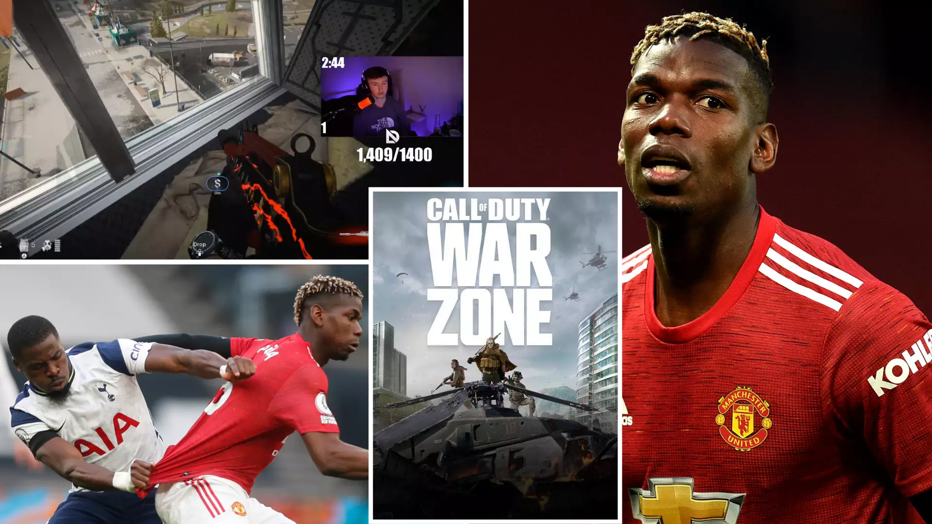 Paul Pogba's Incredible Stats Vs Tottenham After Playing Call Of Duty: Warzone At Midnight Before Match