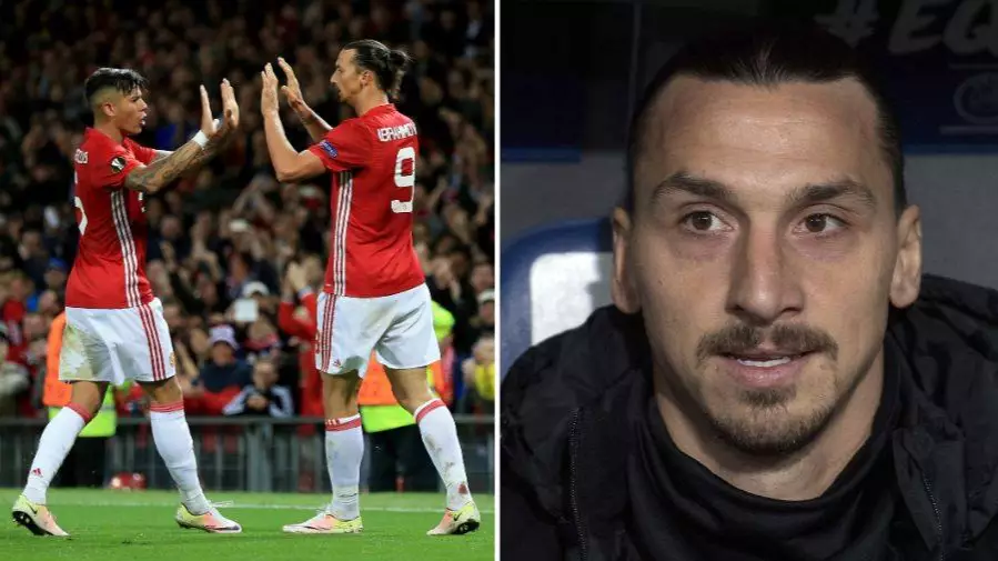 Marcos Rojo Reveals That He Nearly Had A Bust Up With Zlatan Ibrahimovic