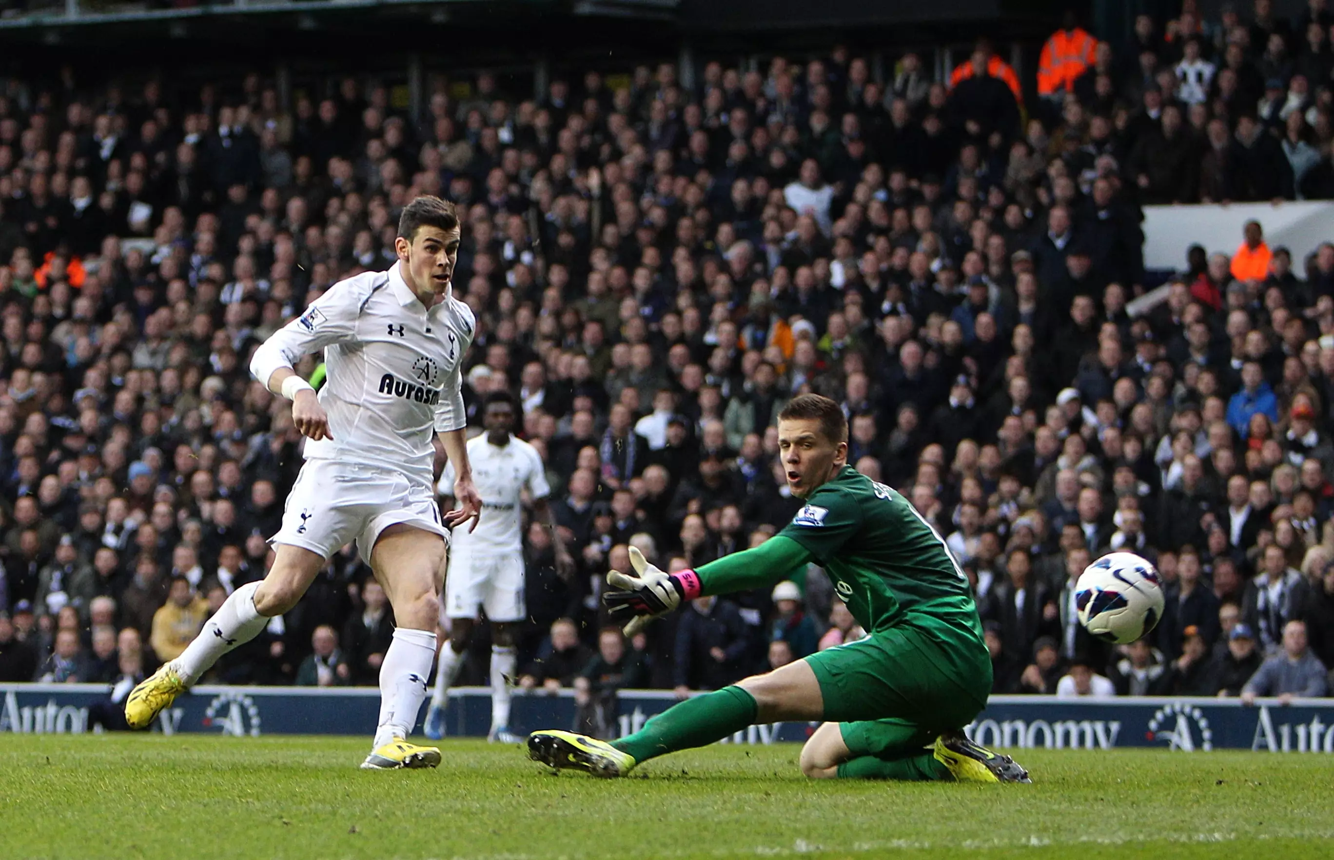 Bale was incredible for Spurs in his last season in the Premier League. Image: PA Images