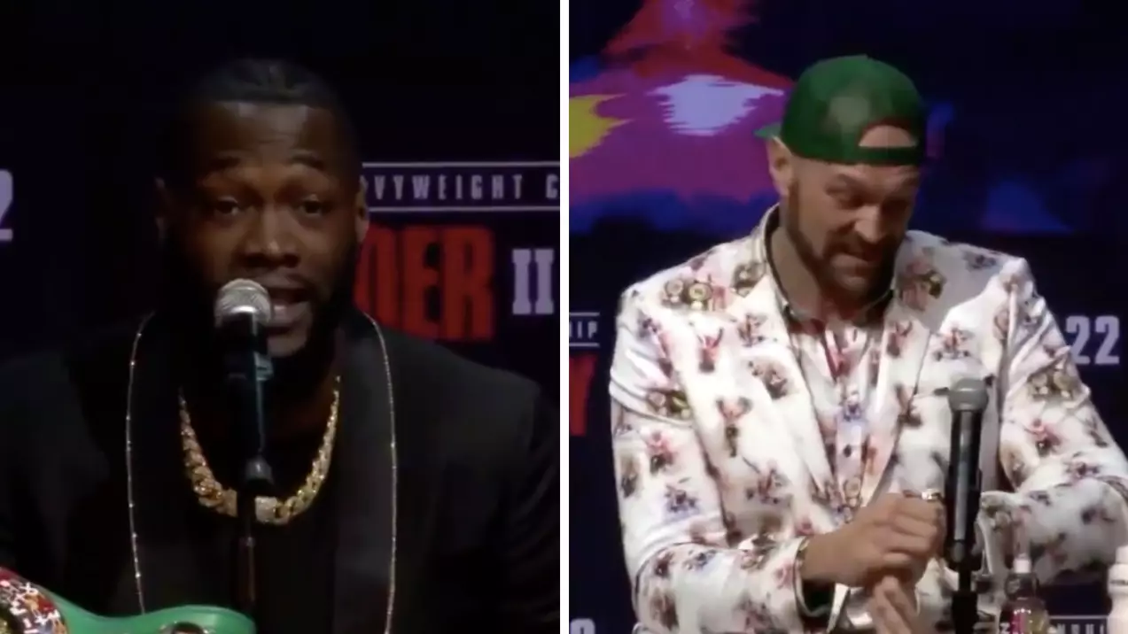 Tyson Fury Had The Perfect Response To Deontay Wilder's Seven Minute Speech
