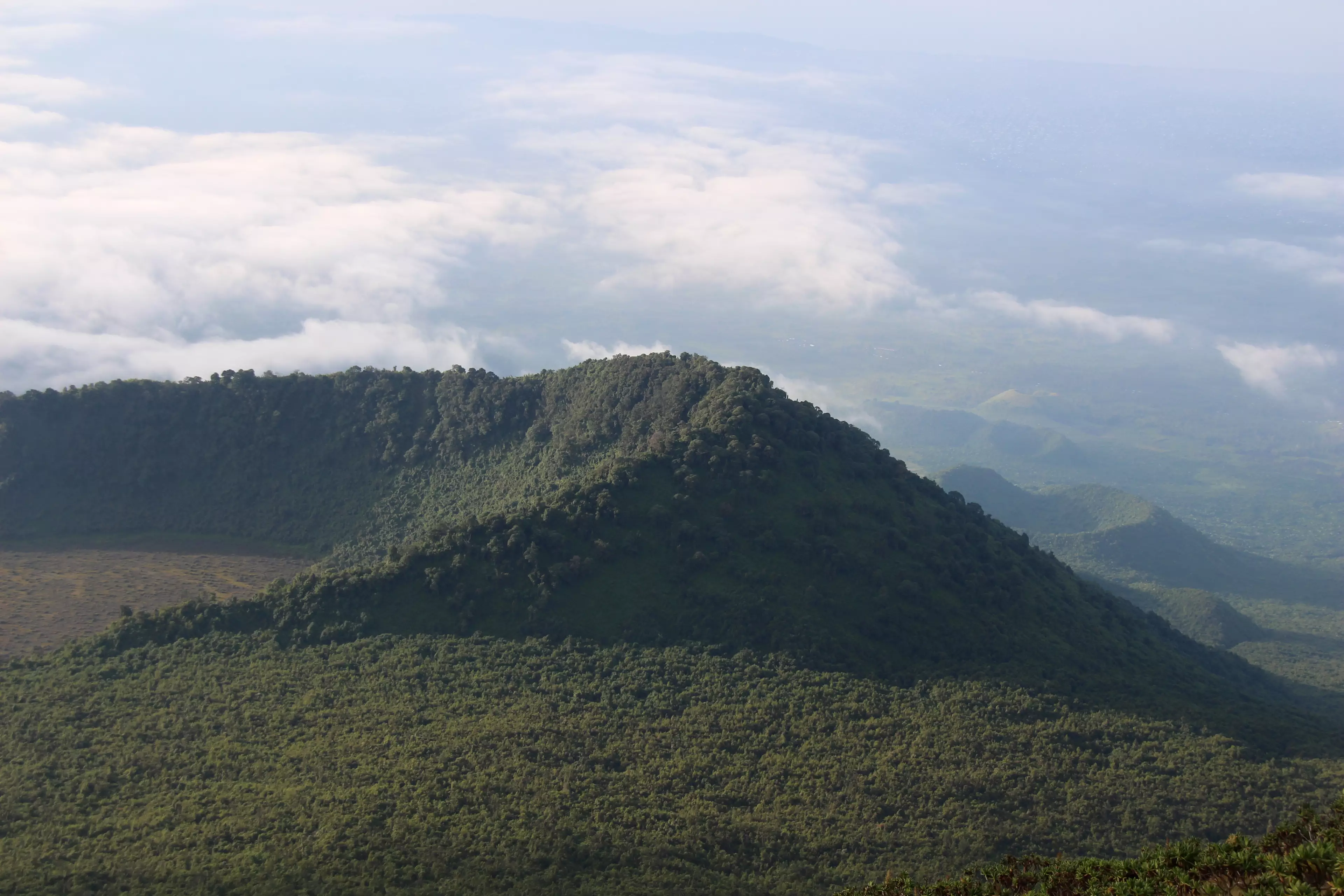 The Virunga National Park in the Democratic Republic of Congo.
