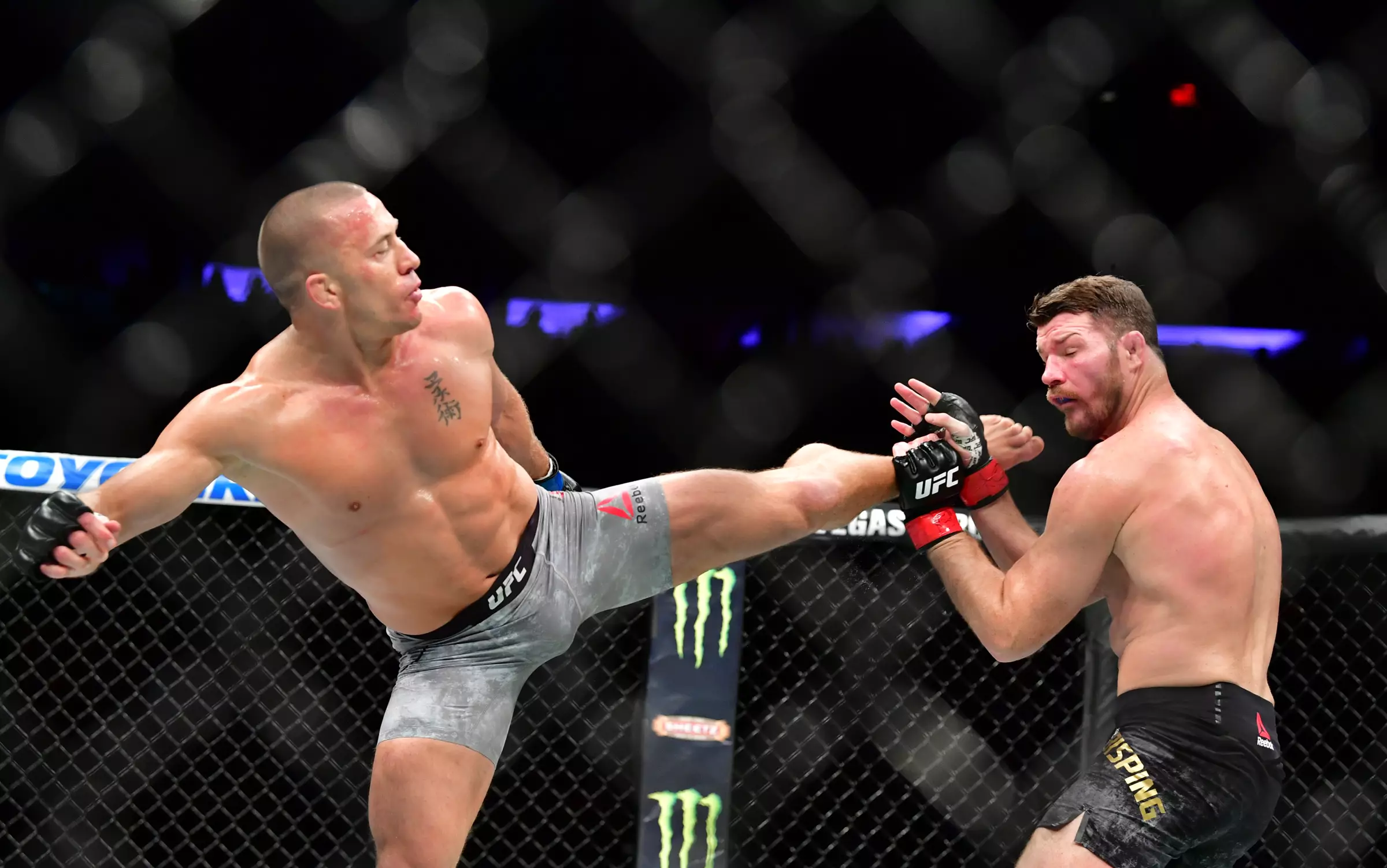 GSP made his comeback against Bisping at UFC 217 in Madison Square Garden.