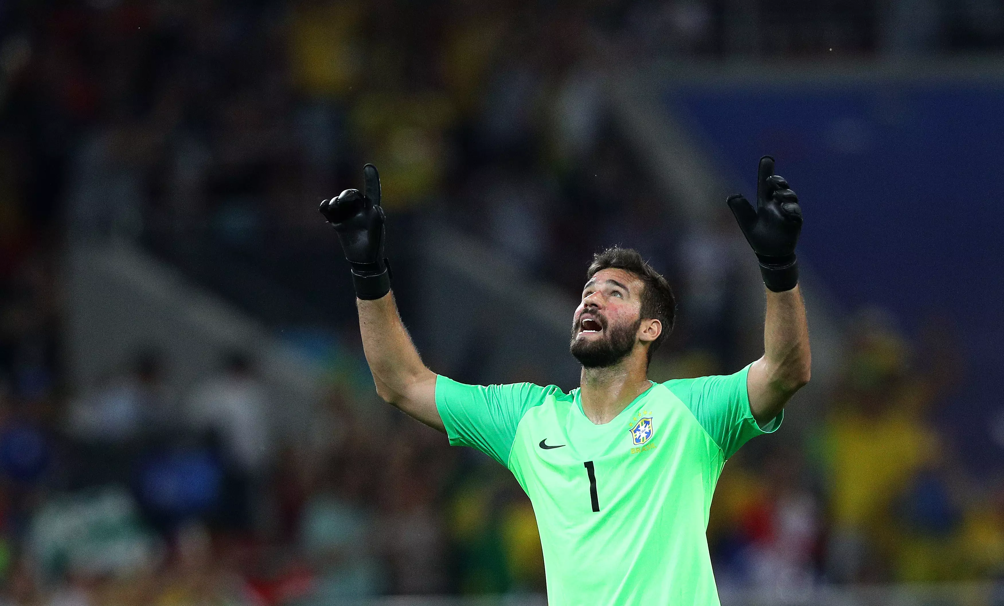 Alisson is Brazil's number one. Image: PA Images