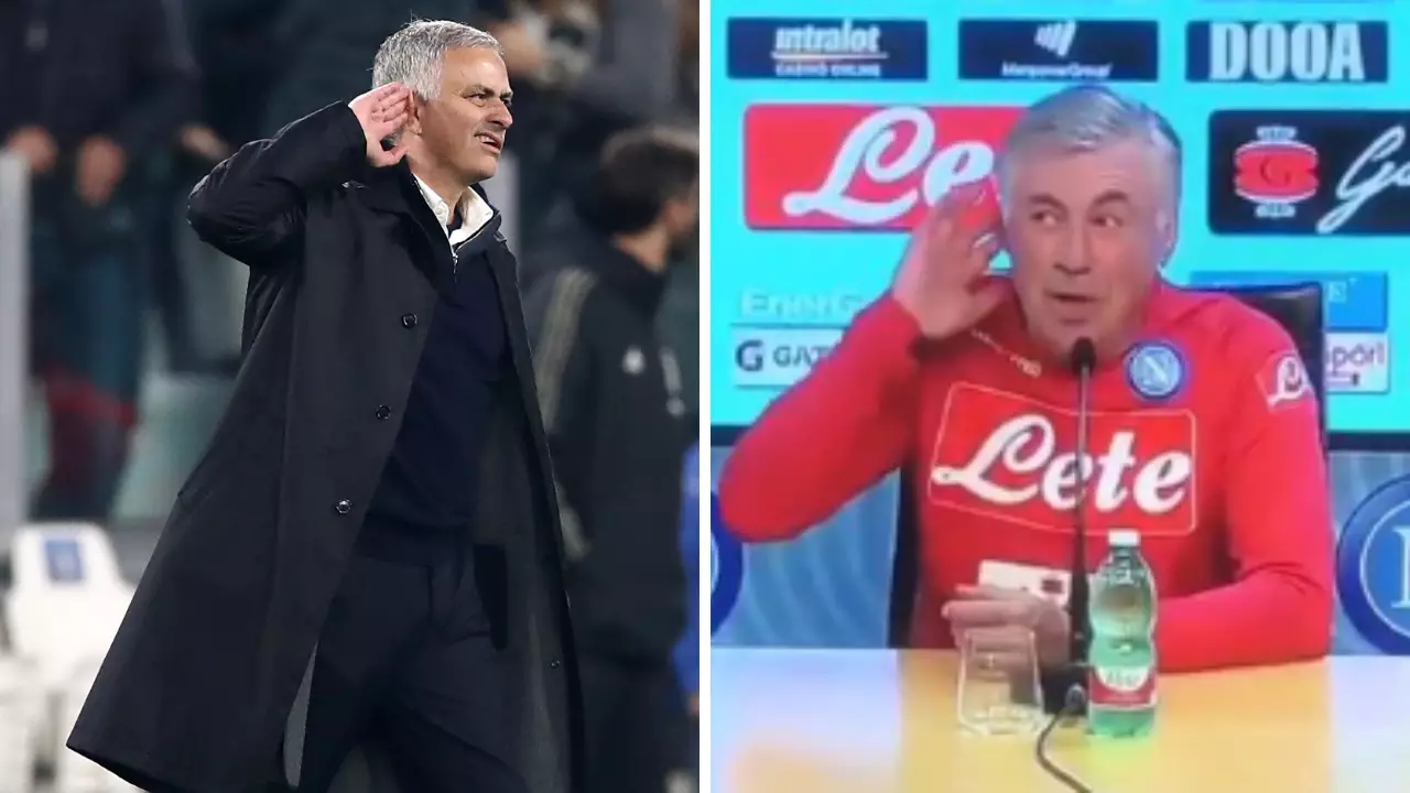 Carlo Ancelotti Had The Perfect Reaction To Reporter Asking About Jose Mourinho 