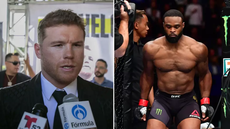 Canelo Open To Fighting UFC Star Tyron Woodley After Call-Out 