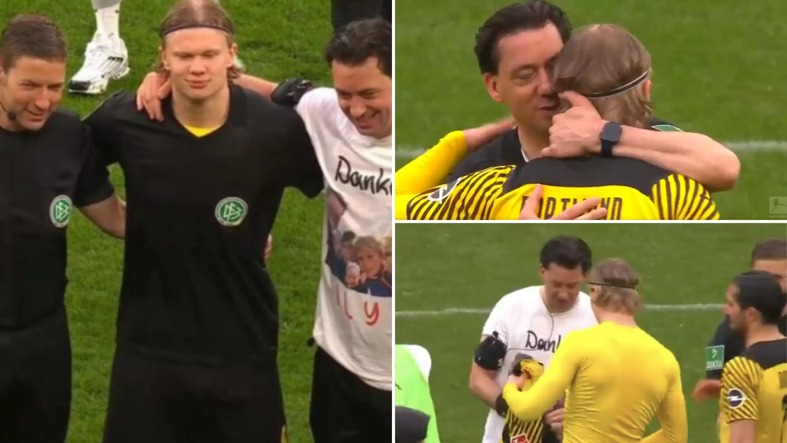 Referee Manuel Grafe Swapped Shirts With Erling Haaland After His Final Bundesliga Game 